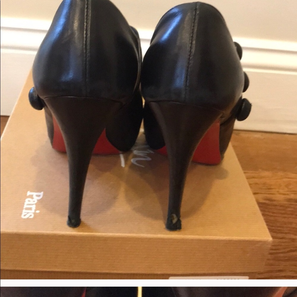 Christian Louboutin C’est Moi 120 Nappa Shoe Boots - Picture 4 of 8